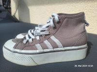 adidas Originals Damen Sneaker - Nizza Platform Mid - Brown / Whi Rheinland-Pfalz - Frankenthal (Pfalz) Vorschau