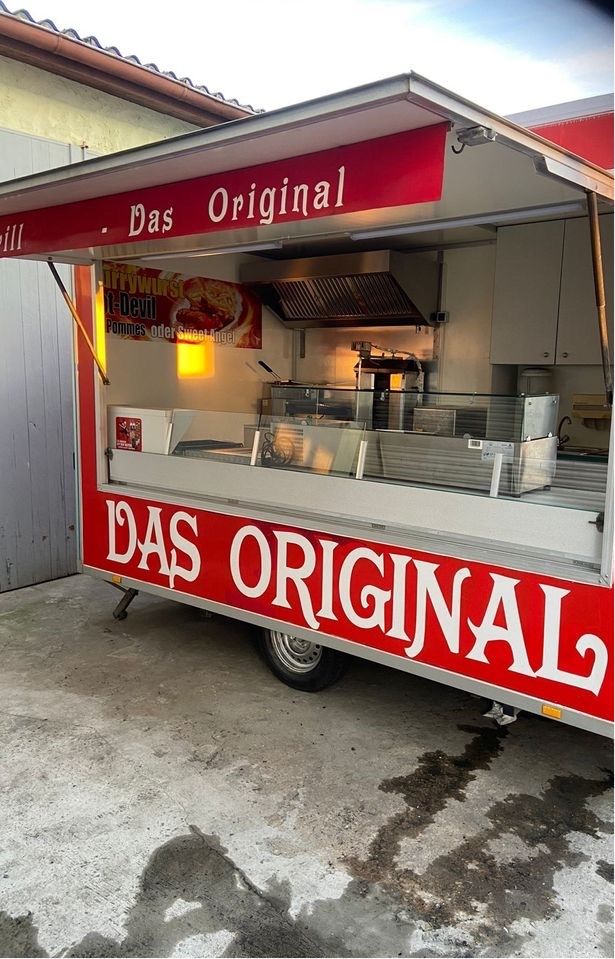 Imbissanhänger Imbiss Imbisswagen Burger Döner mieten in Bad Vilbel