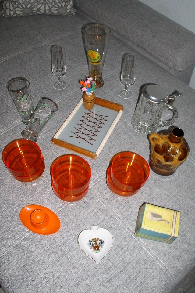 DDR ältere Schüsseln & Schalen Glas Keramik Küche Garten in Wriezen