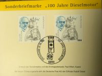 Sonderbriefmarke 100 Jahre Dieselmotor Baden-Württemberg - Deggingen Vorschau