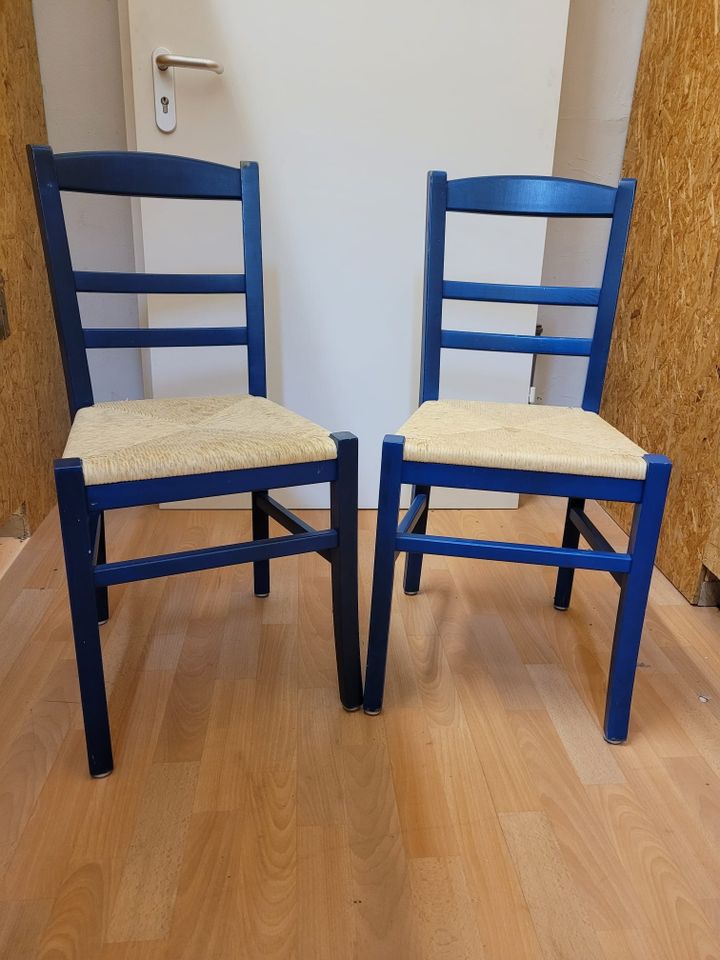 Inkl. Anlieferung 2 blaue Stühle in Bremen