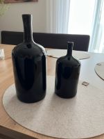 2 schwarze Vasen, hochglanz Bayern - Großheubach Vorschau