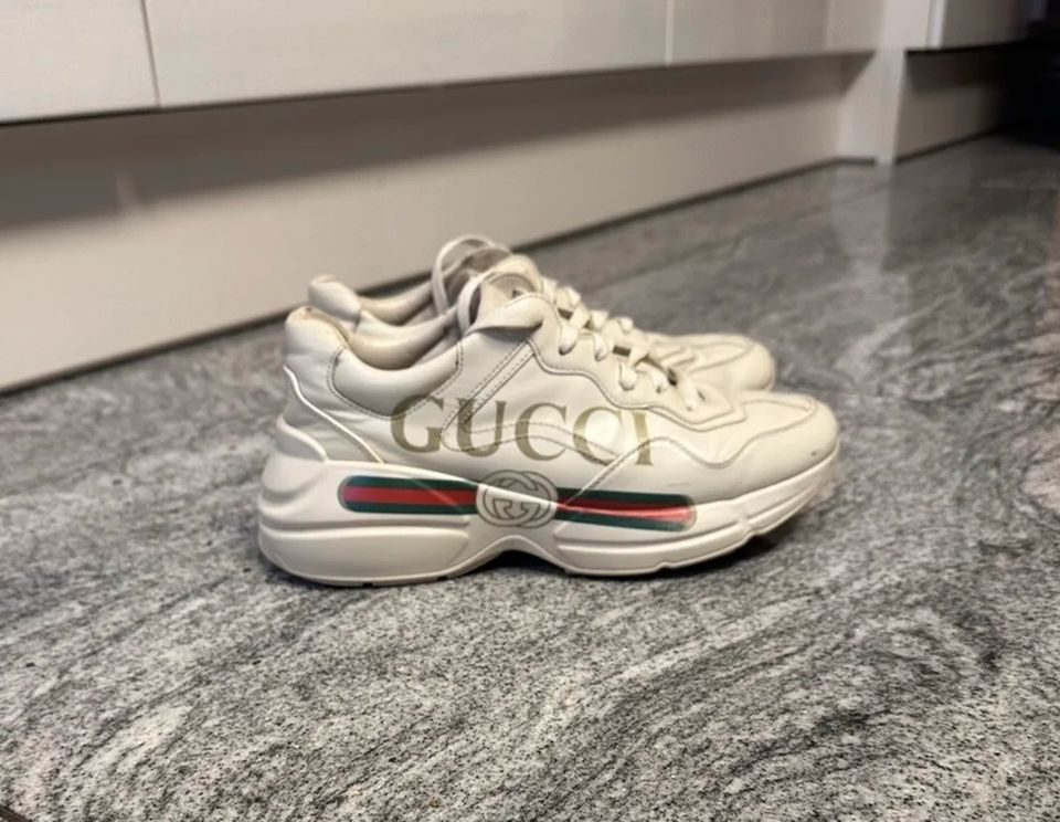 Gucci Rhyton Damen Sneaker Beige 38 in Würzburg