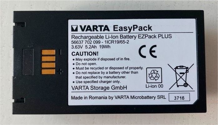 Varta EasyPack PLUS 3.63V Rechargeable Li-Ion Battery Pack / Akku in Hanau