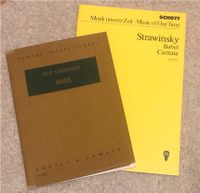 Studienpartituren : Stravinsky, Babel Cantata und Mass Schleswig-Holstein - Flensburg Vorschau