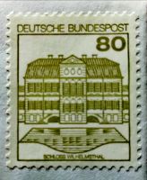 Briefmarke 80 Pfennig 1982 Schloss Wilhelmsthal Schleswig-Holstein - Schleswig Vorschau