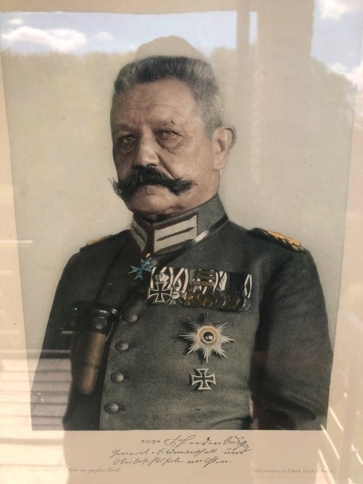 Paul von Hindenburg - Heliogravüre in Fröndenberg (Ruhr)