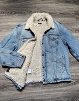 Levi's Trucker Jeans-Jacke Skateboarding M Blau Sherpa gefüttert Saarland - Illingen Vorschau