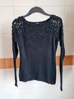 Orsay Pullover Mesh Spitze schwarz XS S 34 36 Only H&M Baden-Württemberg - Bad Friedrichshall Vorschau