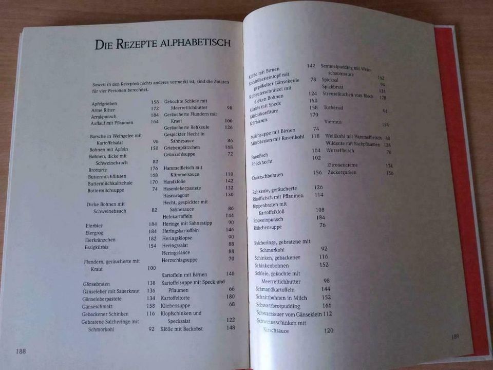 Kochbuch der Mecklenburgischen Küche in Landau in der Pfalz