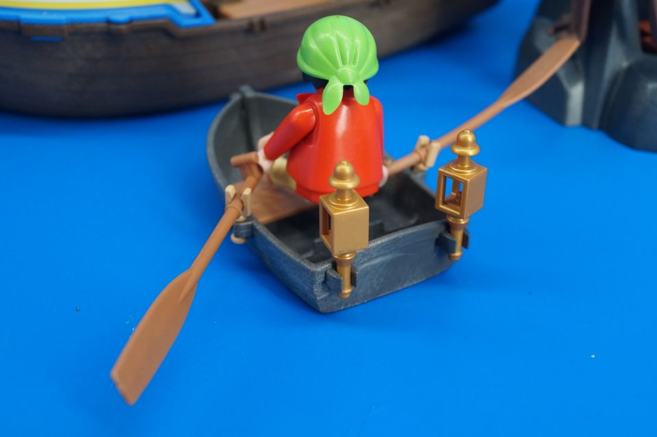 [10144] Playmobil Piratenschiff mit Schatzinsel Figuren + Zubehör in Hockenheim