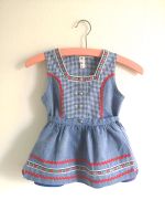 Kinder Dirndl Kleid blau weiß kariert Gr. 86 Niedersachsen - Bad Bodenteich Vorschau