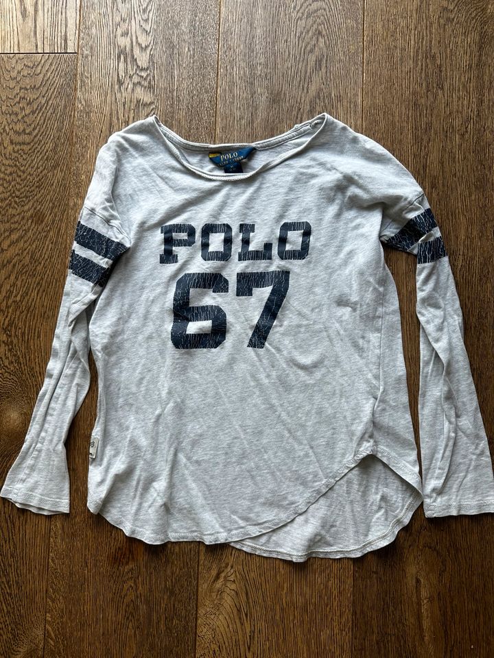 Polo Ralph Lauren T-Shirt lange Ärmel grau 152-158 in Dortmund