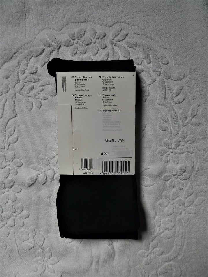 Damen Thermo-Strumpfhose Gr. 42/44 - schwarz * NEU * in Lübeck