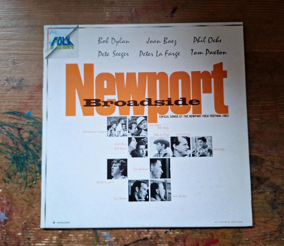 Vinyl LP: Newport Broadside / Bob Dylan / Joan Baez  u.a. in Biebergemünd