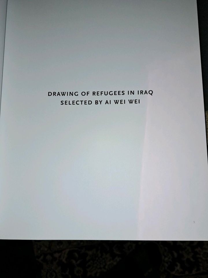 Traces of Survival Drawings Refugees Iraq AI Weiwei selected in Berlin