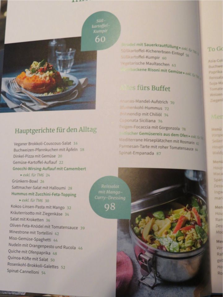 Kochbuch "Let*s go veggie" für den Thermomix in Wesel