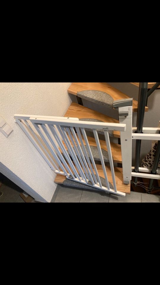 Treppen Schutz Gitter Geuther weiß in Leingarten