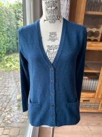 65% SEIDE + 35% CASHMERE KASCHMIR STRICJACKE JEANS BLAU MEL 38 M Hessen - Messel Vorschau