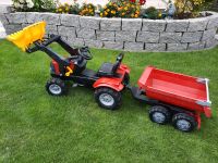 Traktor Rolly Toys Gummibereifung mit Kippanhänger Hessen - Eppertshausen Vorschau