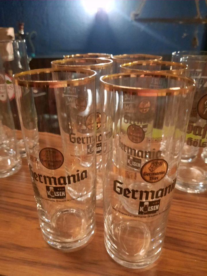 6 x Germania Kölsch Bierglas, Kölschglas, Kölschstange 0,2L in  Nordrhein-Westfalen - Erftstadt | eBay Kleinanzeigen ist jetzt Kleinanzeigen