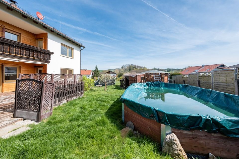 Ländliche EG-Wohnung mit Pool: Zuhause in Niedertaufkirchen umgeben von der Natur in Niedertaufkirchen