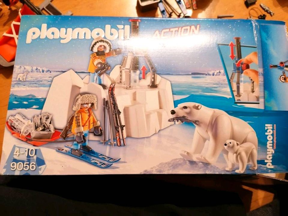 Playmobil Action 9056 Polar Forscher + 9057 Hundeschlitten in Loitsche-Heinrichsberg