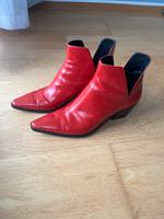 Stiefelette rot Berlin - Hohenschönhausen Vorschau