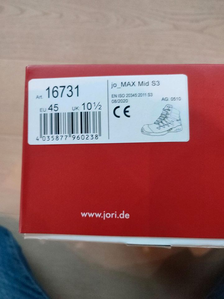 Kleinanzeigen - | eBay Jori Größe S3 Lenggries Kleinanzeigen jetzt Bayern Sicherheitsstiefel jo_MAX ist Mid 45 in