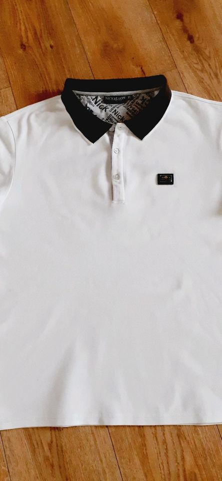 NICKELSON Poloshirt Gr.XL , weiß in Groitzsch
