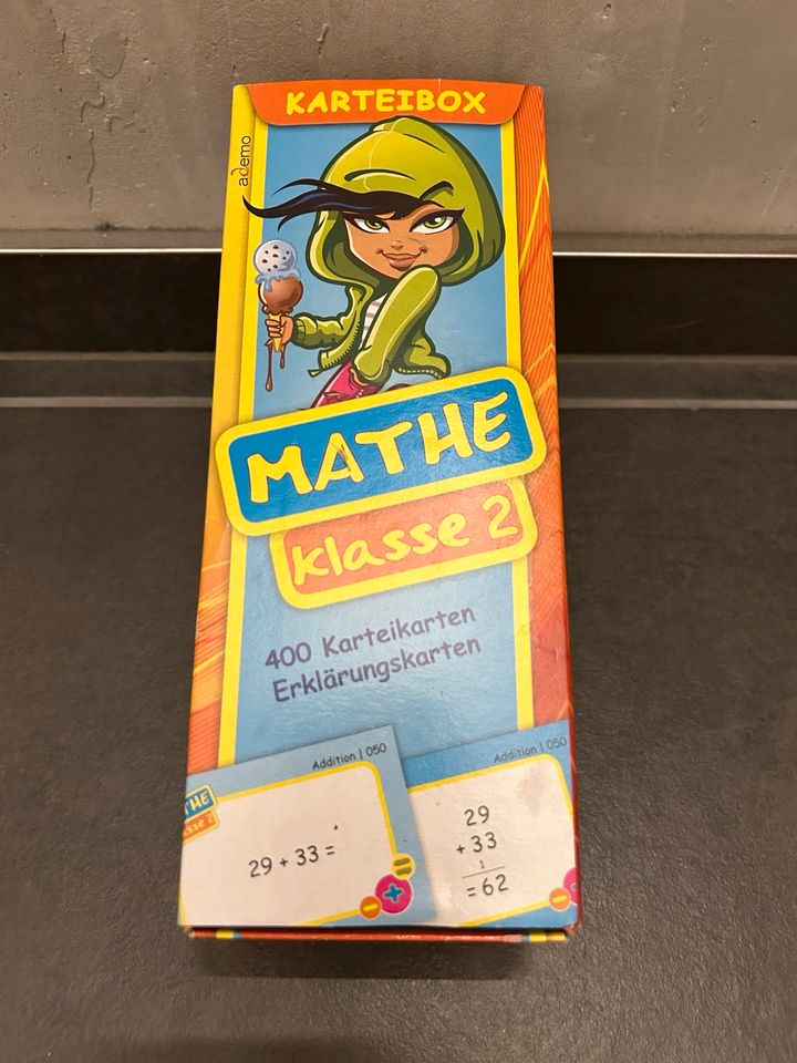 Mathe Lernkarten Klasse 2 | 400 Karteikarten NEU‼️ in Penig