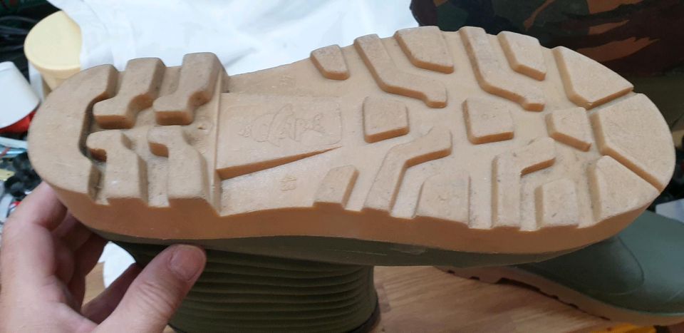 Angel Gummistiefel Gr,43 mit herausnehmbar Dicken warmen Strumpf in Glinde