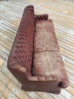 Chesterfield Ledersofa chabby-chic 3er Hamburg - Altona Vorschau