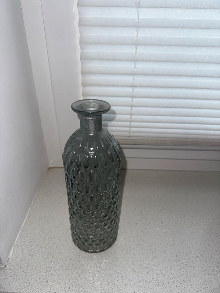 Blumenvase - Vase - Glas - Metallic / Silber in Seth Holstein