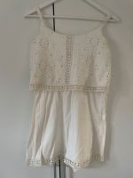 Weißer Sommer jumpsuit Sachsen - Neustadt Vorschau