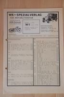 Motorrad Marken Literatur WK-Spezialverlag Prospekt Katalog 1978 Nordrhein-Westfalen - Solingen Vorschau