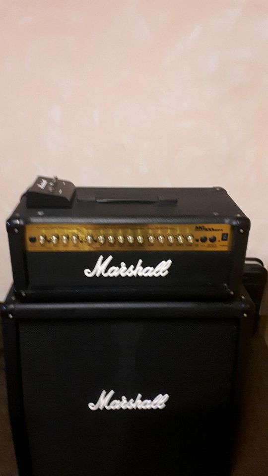 Marshall MG100HDFX+BoxMG412A+Fußschalter in Berchtesgaden