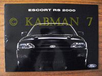 Ford Escort RS 2000  Prospekt 1991 Bayern - Schwabach Vorschau