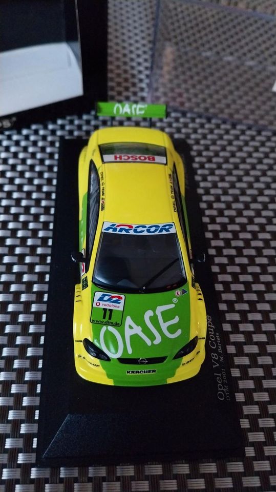 DTM 2001 Oase Opel Astra V8 Coupe Bartels 1:43 Minichamps OVP in Walluf