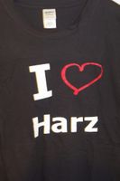 T-Shirt I Love Harz Broken Herren Gr. L Schwarz Weiss Rot Bayern - Schweinfurt Vorschau