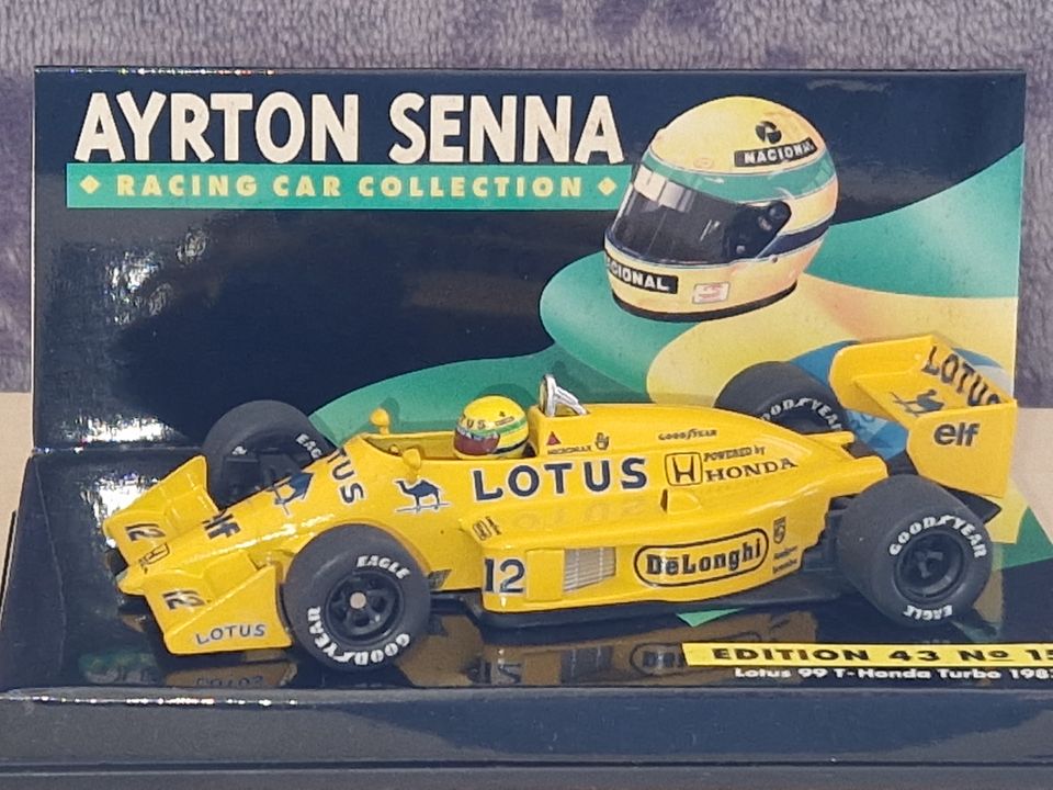 Ayrton Senna Racing Car Collection Lotus 99 T-Honda Turbo 1987 in Wahrenholz