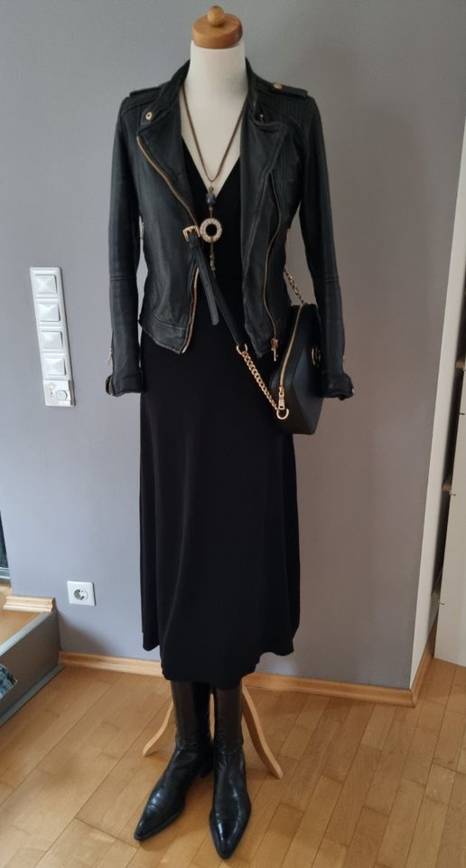 *ZARA* Maxi Strick-Kleid Stretch Schwarz S 34/36/38 NP59,95€ NEU! in Ingolstadt