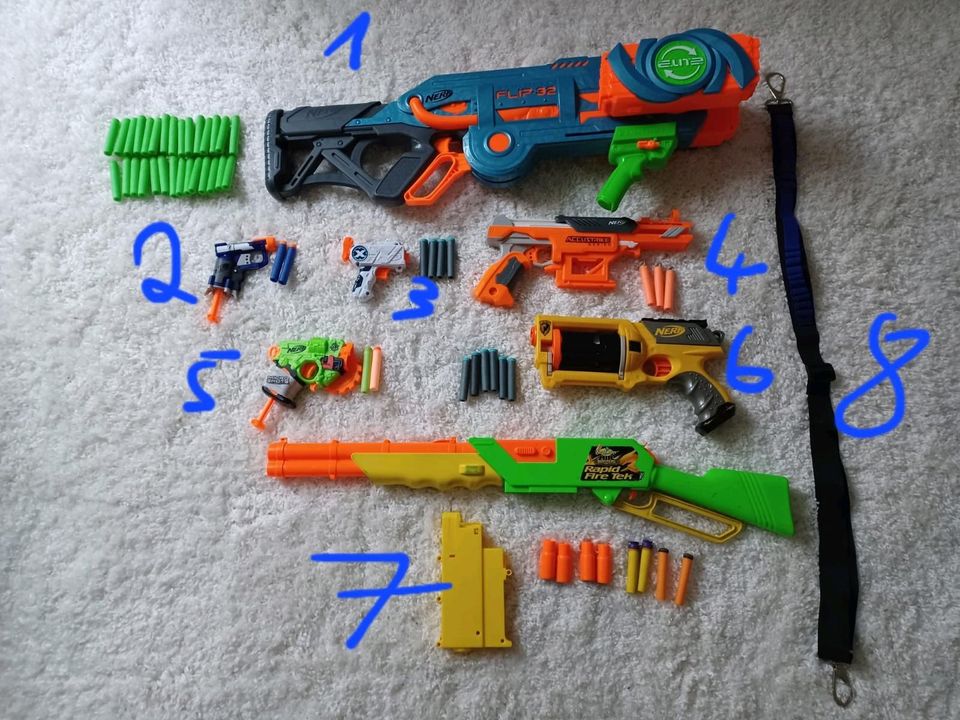 Nerf guns, x shot, Pfeile, Pistole, Gewehr, Zubehör - Spielzeug in Wietze