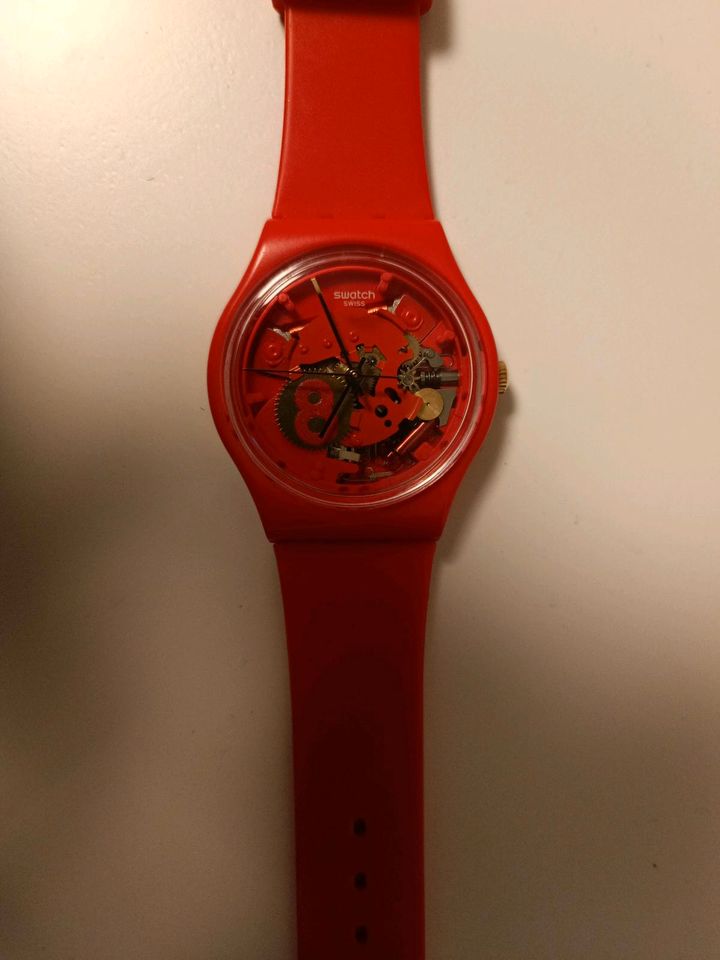 Damen Uhr rot Swatch in München