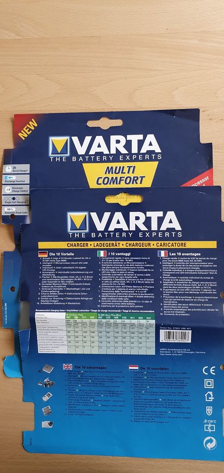 Batterie-Tischladegerät von VARTA (Multi Comfort Charger in Neuwied