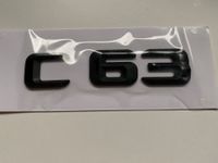 C63 AMG Emblem Logo schwarz matt Schriftzug hinten Heck Mercedes Niedersachsen - Kluse Vorschau