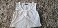 Neu! Geripptes Crop Top von Pieces Weiß Gr. XS Nordrhein-Westfalen - Warendorf Vorschau