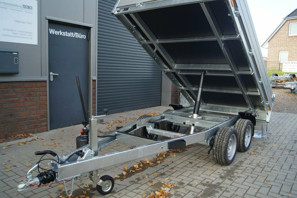 Anhänger Heckkipper Saris K1 150 X 276 2000 kg, Handpumpe, neu in Wankendorf