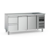 Kühltisch 1,8m mit 2 Türen & 2 Schubladen, Tisch Edelstahl Gastro Nordrhein-Westfalen - Ratingen Vorschau