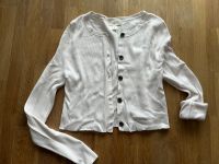 Bolero Jacke H&M Gr. 36 S weiß beige Sweatjacke Sachsen - Torgau Vorschau